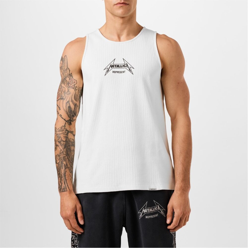 BNWT SS25 REPRESENT x METALLICA 40YR TANK TOP S & M & L